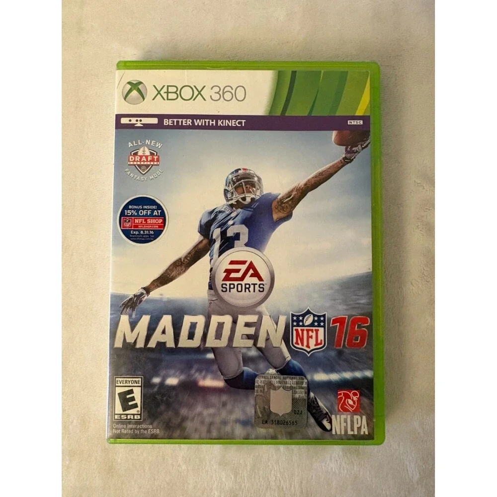 Microsoft XBox 360 MADDEN NFL 16 Video Game